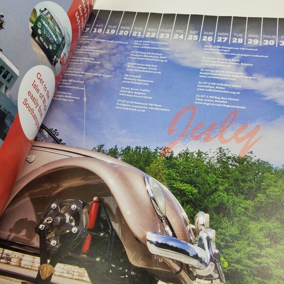Ultra VW Magazine 2015 Volkswagen Bug DKP Ghia Notchback Cars w/ Calendar - Picture 6 of 10